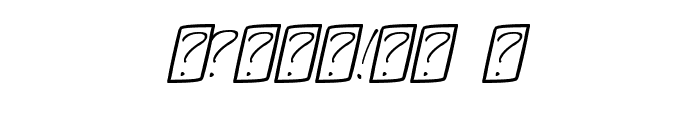 Coire demo Italic Font OTHER CHARS