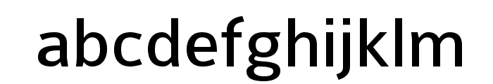 Colaborate-Regular Font LOWERCASE