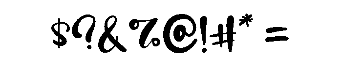 Cold Days Font OTHER CHARS