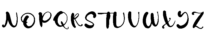 Cold Days Font UPPERCASE
