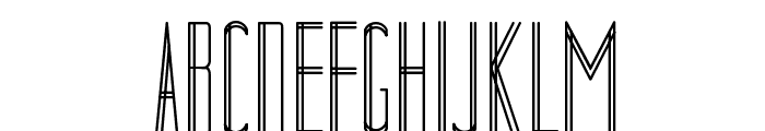 Collected DecorativeCondensed Bold Font UPPERCASE