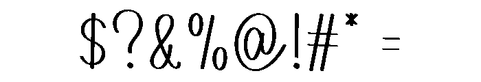 Collection Font OTHER CHARS
