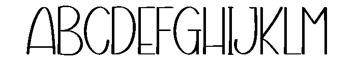 Collection Font UPPERCASE