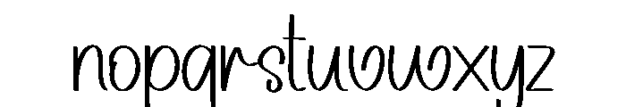 Collection Font LOWERCASE