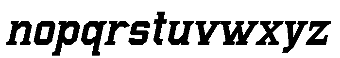College Clean Italic Font LOWERCASE