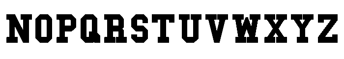 College Slab SC (Hempolics Remix) Font UPPERCASE