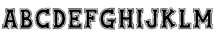 College Squad Font UPPERCASE