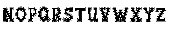 College Squad Font UPPERCASE