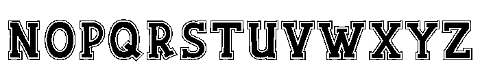 College Squad Font LOWERCASE