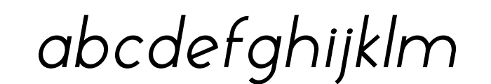 Colombia Bold Italic Font LOWERCASE