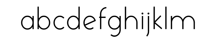 Colombia Font LOWERCASE