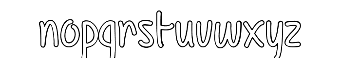 Color Time Font LOWERCASE
