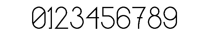 Colorless Decorative Regular Font OTHER CHARS