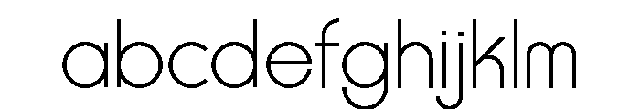 Colorless Minimal Regular FONT