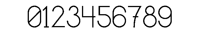 Colorless Standard Regular Font OTHER CHARS