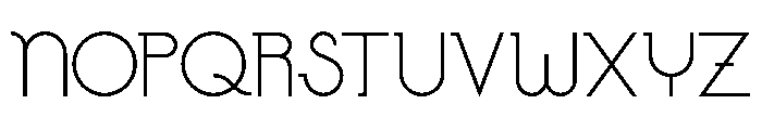 Colorless Standard Regular Font UPPERCASE