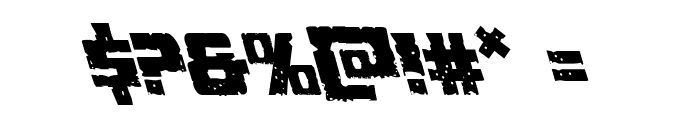 Colossus Leftalic Font OTHER CHARS
