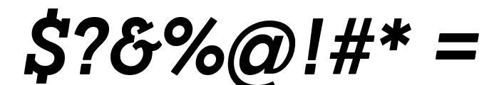 Coltan Gea Bold Italic Font OTHER CHARS