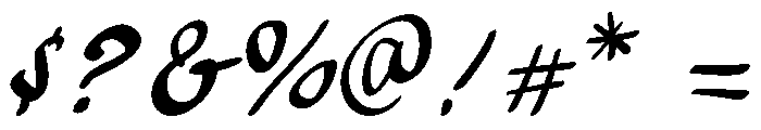 Columbia Font OTHER CHARS