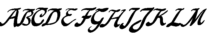 Columbia Font UPPERCASE
