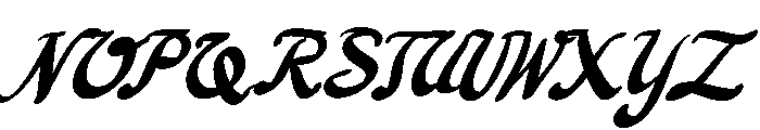 Columbia Font UPPERCASE