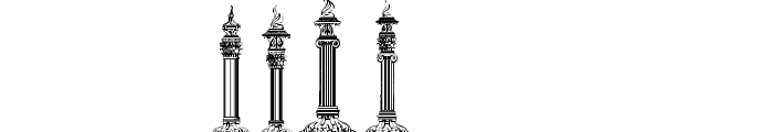 Columns Font OTHER CHARS
