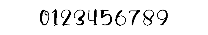 Comfortable Font OTHER CHARS