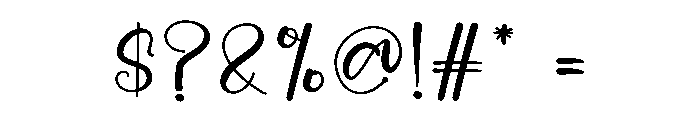 Comfortable Font OTHER CHARS