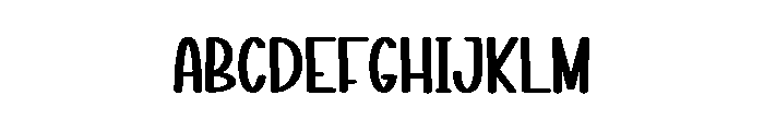 Comic Cartoon Font UPPERCASE