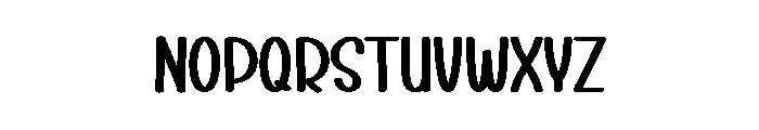 Comic Cartoon Font UPPERCASE