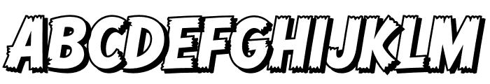 Comic Hero DEMO Shadow Font UPPERCASE