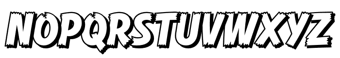 Comic Hero DEMO Shadow Font UPPERCASE