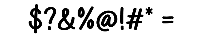 Comic Real Font OTHER CHARS