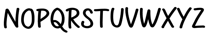 Comic Real Font UPPERCASE