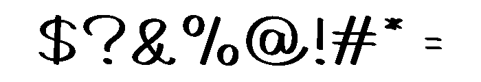 Comic1 Font OTHER CHARS