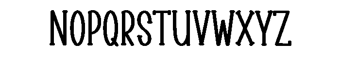 Comic1 Font LOWERCASE