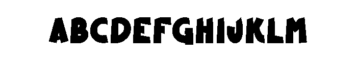 Comica Boom Font UPPERCASE