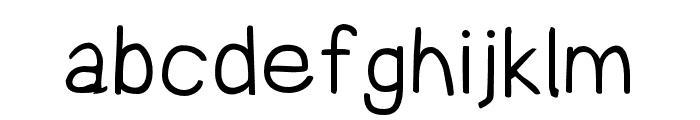 Comica Regular Font LOWERCASE