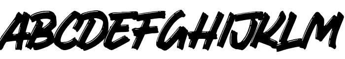 ComicaBrush-Regular Font LOWERCASE