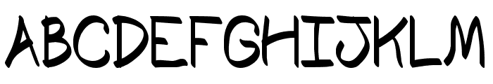 Comic's of South St Font LOWERCASE