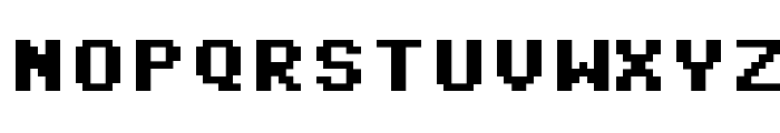 Commodore 64 Pixelized Font UPPERCASE
