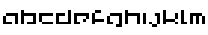 Common Pixel Font LOWERCASE