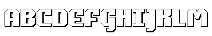 Commonwealth 3D Font UPPERCASE