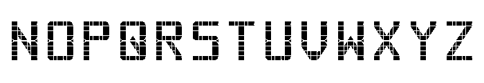 Commuter Font UPPERCASE
