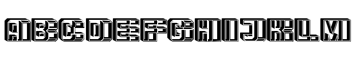 Complex Regular Font UPPERCASE