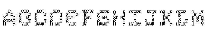 Complexity Font UPPERCASE