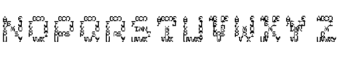 Complexity Font LOWERCASE