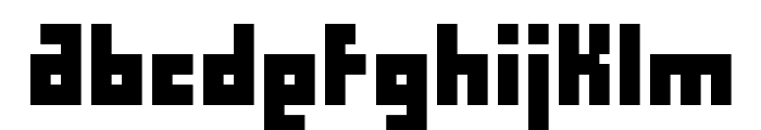 Computer Aid Condensed Font LOWERCASE