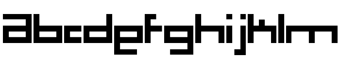 Computer Aid Light Font LOWERCASE