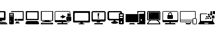 Computer icons FONT